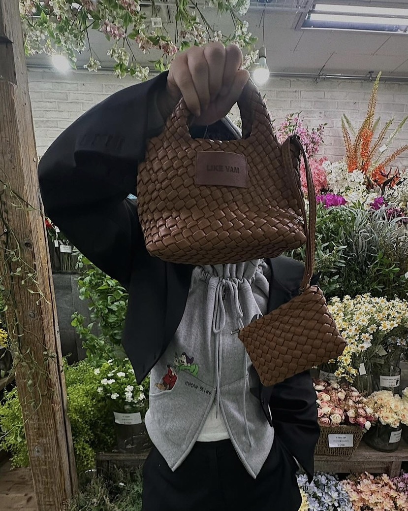 LIKEVAM（不代購）東大門㊣代購女士新品職業單肩斜跨包含小包LIKEVAM單肩/斜跨包圖色2