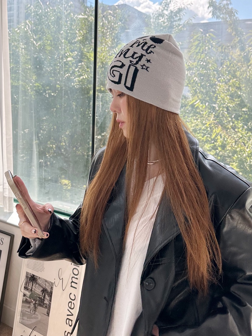 NICEALICE東大門㊣實拍女裝新品時尚休閑25秋冬帽子男女同款NICEALICE帽子