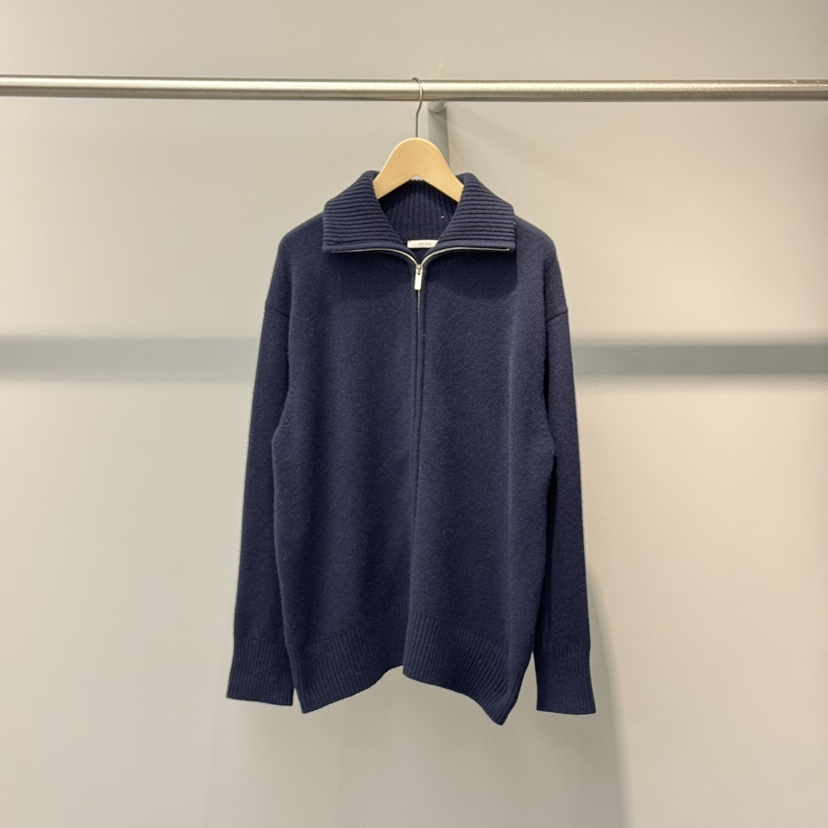 WATER/RIVER韓國直郵㊣女裝新品真品職業人氣25秋冬針織衫拉鏈WATER/RIVER針織衫圖色3