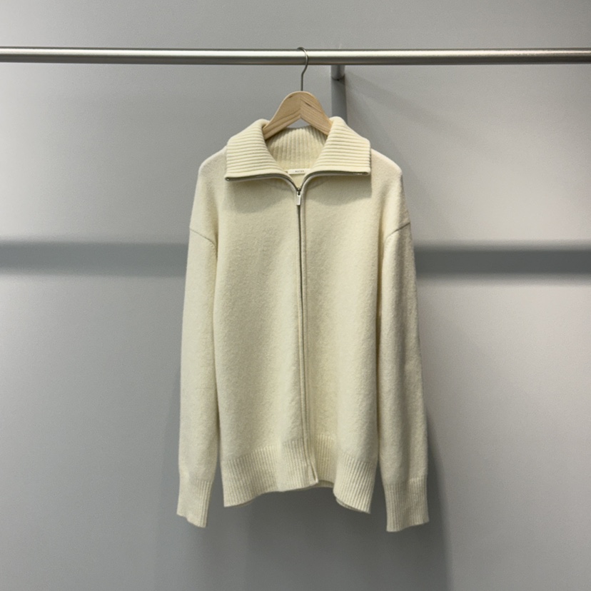 WATER/RIVER韓國直郵㊣女裝新品真品職業人氣25秋冬針織衫拉鏈WATER/RIVER針織衫圖色4