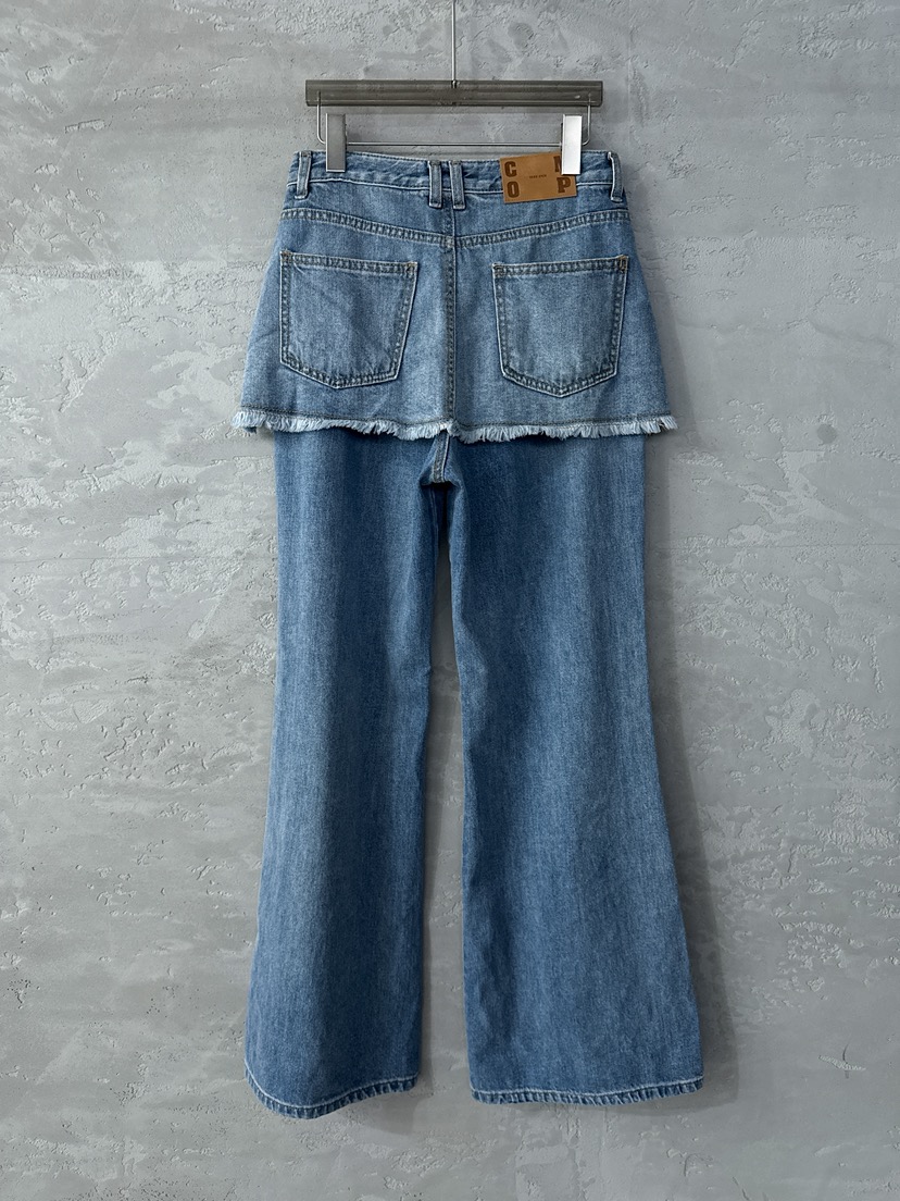 COME OPEN韓國直郵㊣女裝新品25秋冬職業人氣真品熱賣牛仔褲COMP-(COME OPEN)牛仔褲
