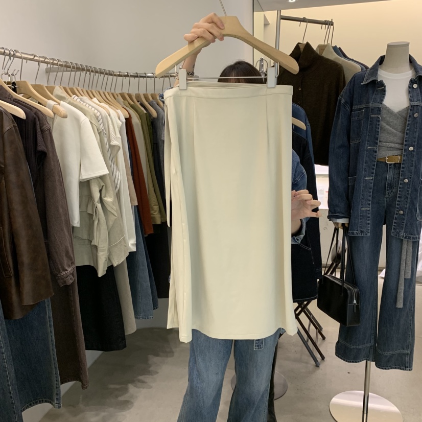 PHILO東大門㊣實拍女裝新品時尚25秋冬推薦半身裙中短裙裹身裙PHILO半身裙/中短裙