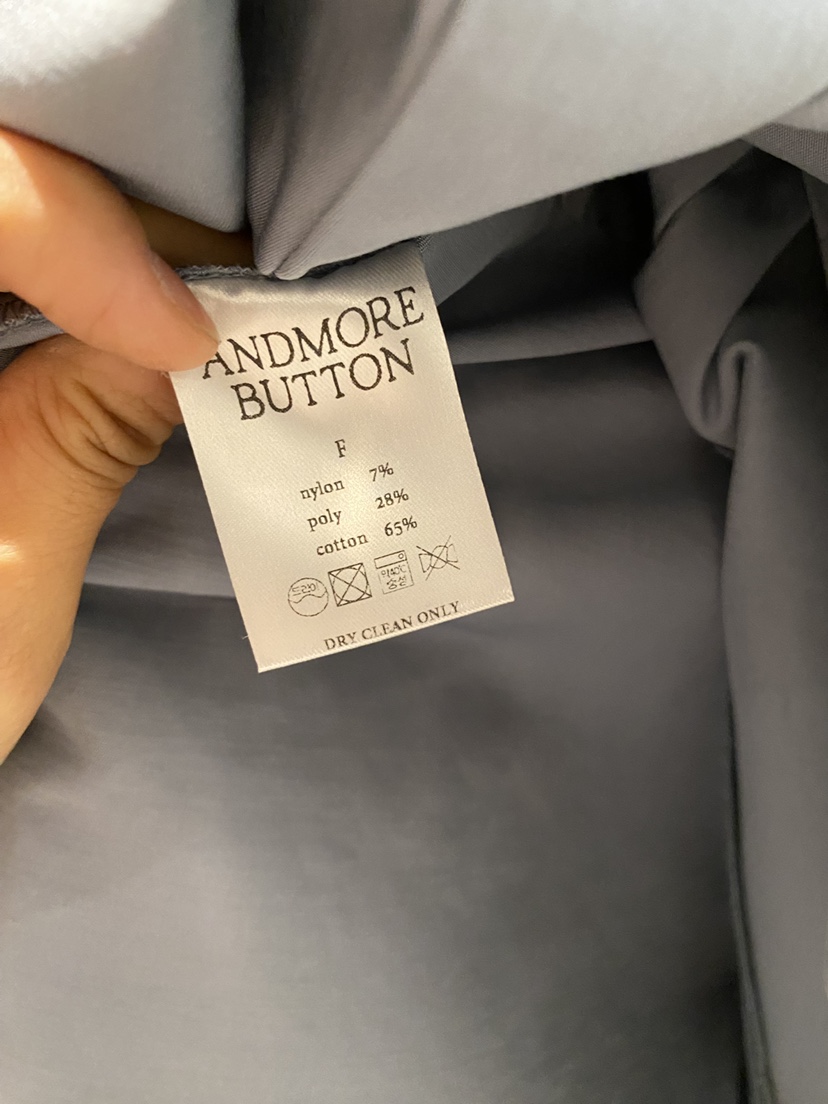 ANDMORE BUTTON東大門㊣實拍女士新款休閑25秋冬半身裙中短裙ANDMORE BUTTON半身裙/中短裙