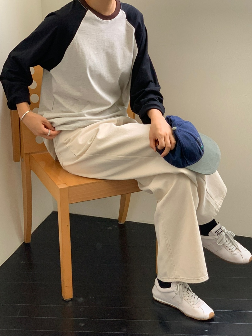 REGULARLY/PLACOR韓國代購㊣女士新款人氣職業長袖T恤插肩REGULARLY/PLACOR長袖T恤