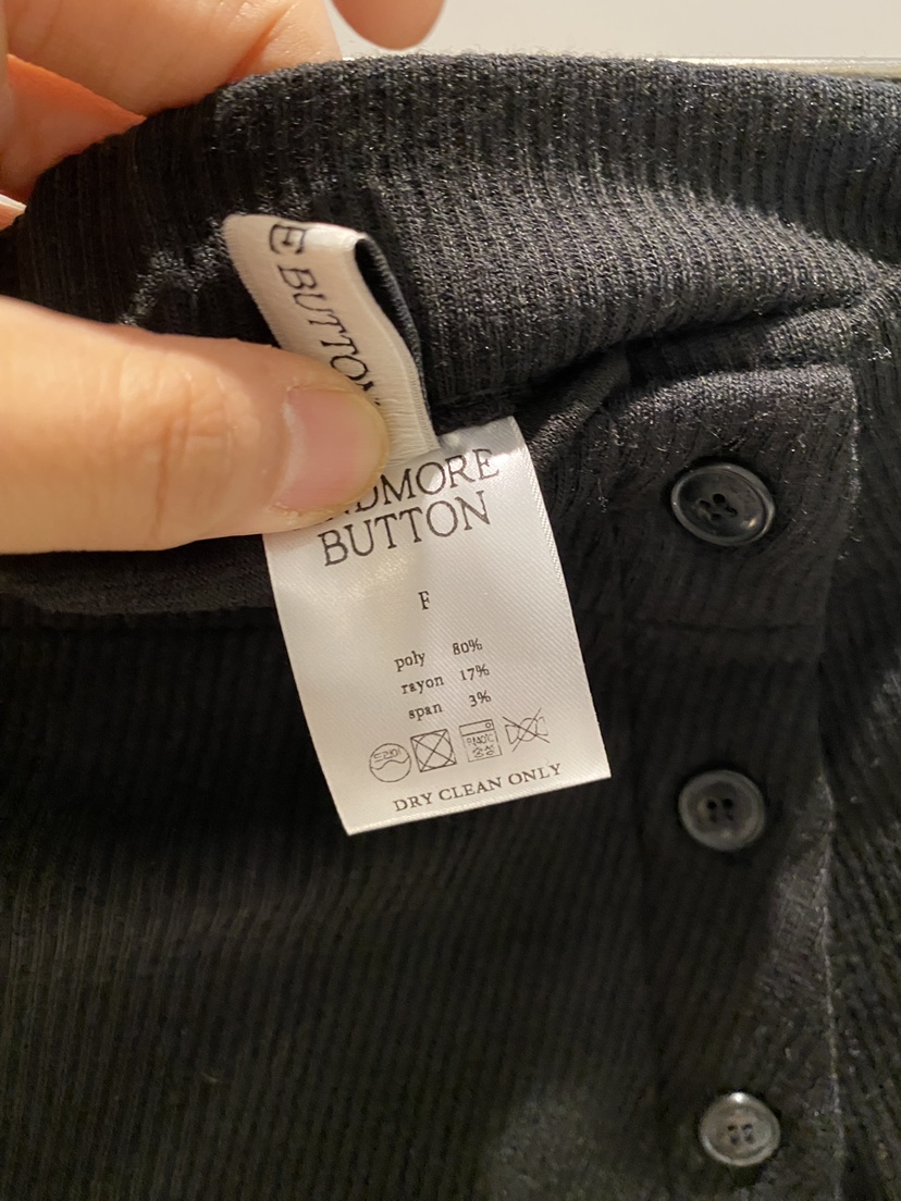 ANDMORE BUTTON韓國直郵㊣女裝新品熱賣推薦休閑25秋冬短裙ANDMORE BUTTON短裙
