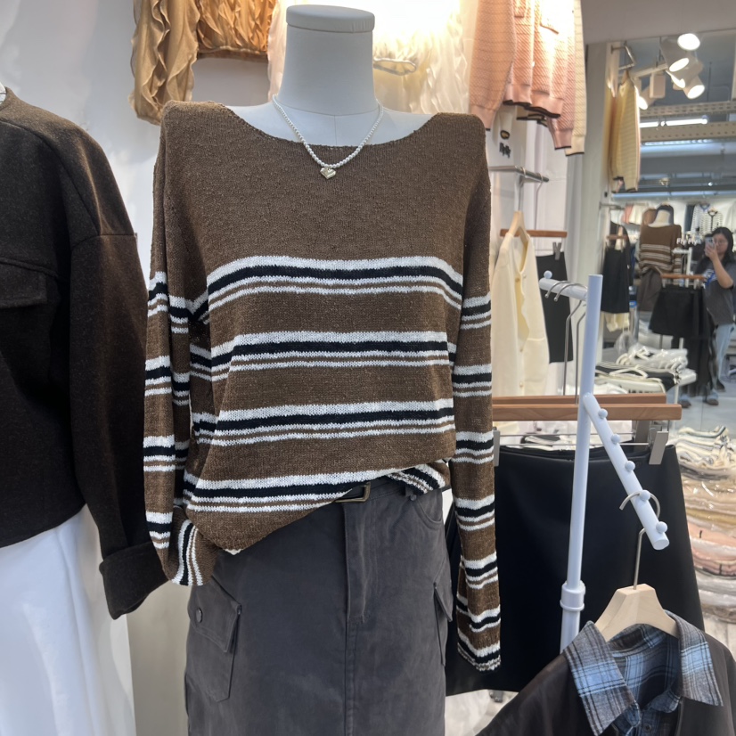 FLY FLY東大門㊣實拍女士新品真品時尚熱賣人氣休閑針織衫FLY FLY針織衫圖色2