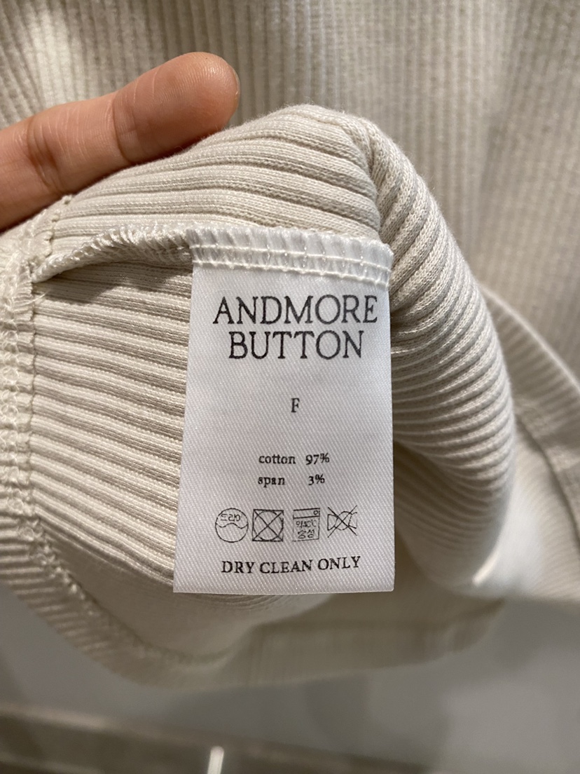 ANDMORE BUTTON東大門㊣實拍女士新款時尚人氣25秋冬吊帶背心ANDMORE BUTTON吊帶/背心