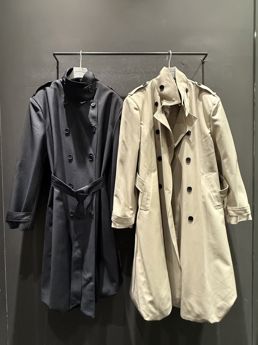 GATELESS東大門㊣實拍女裝新品25秋冬熱賣休閑長款風衣含腰帶GATELESS長款風衣