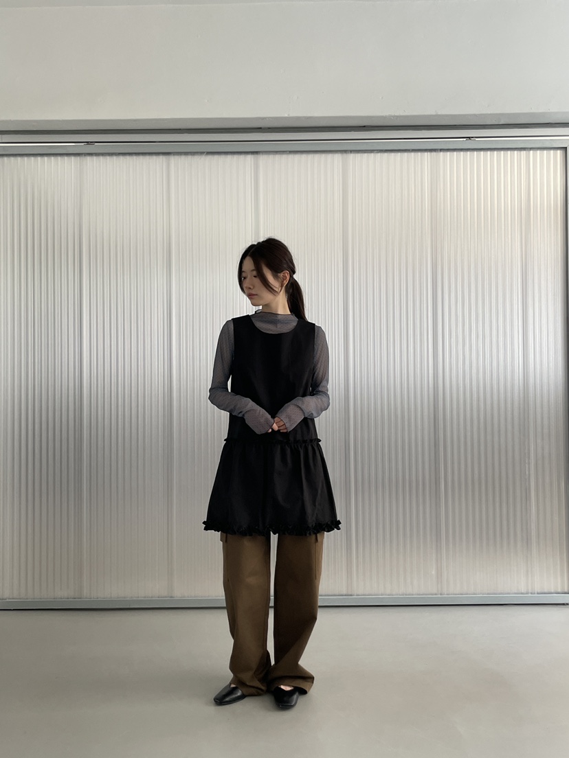 ANDMORE BUTTON韓國代購㊣女裝新品熱賣真品25秋冬人氣連衣裙ANDMORE BUTTON連衣裙