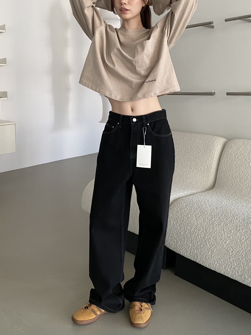 ANDMORE BUTTON東大門㊣直郵女士新款休閑真品職業人氣牛仔褲ANDMORE BUTTON牛仔褲