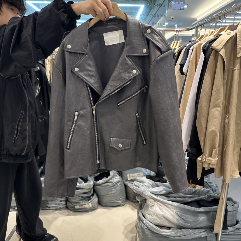 HONG.U東大門㊣直郵女裝新品休閑25秋冬推薦職業時尚人氣夾克HONG.U夾克