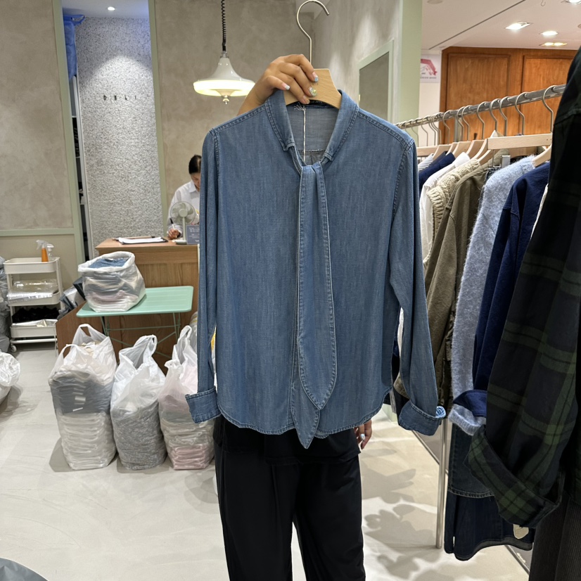 DELI JENNY韓國直郵㊣女士新品時尚人氣休閑真品襯衫蕾絲衫DELI JENNY襯衫/蕾絲衫