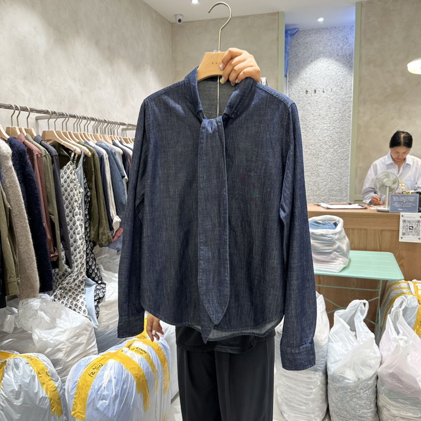 DELI JENNY韓國直郵㊣女士新品時尚人氣休閑真品襯衫蕾絲衫DELI JENNY襯衫/蕾絲衫圖色2