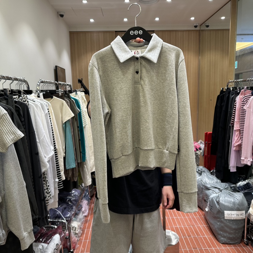 E/E/E東大門㊣直郵女士新品25秋冬熱賣真品推薦職業人氣衛衣E/E/E衛衣