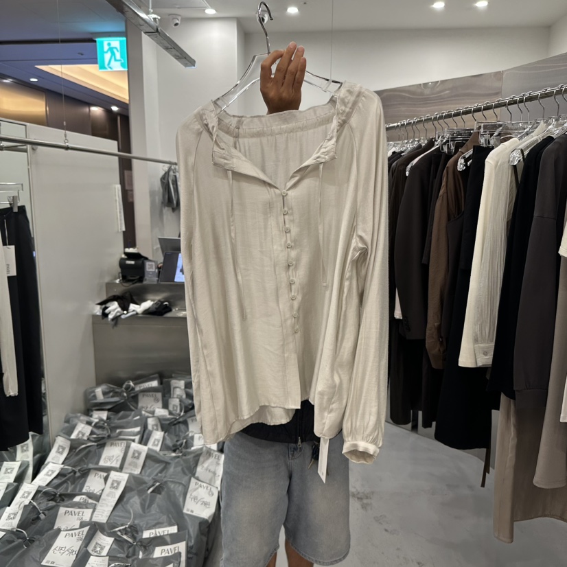 PAVEL韓國代購㊣女士新品熱賣時尚真品職業休閑推薦襯衫蕾絲衫PAVEL襯衫/蕾絲衫圖色2