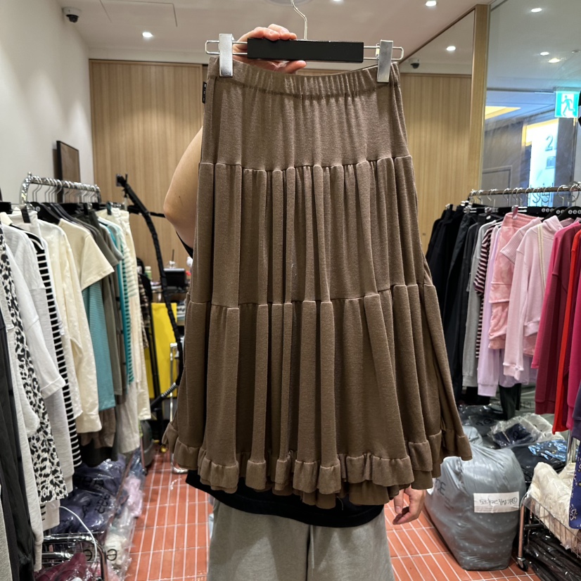 E/E/E韓國直郵㊣女裝新品25秋冬熱賣休閑人氣推薦時尚長裙E/E/E長裙