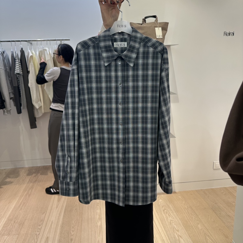 REIRAI東大門㊣實拍女士新品推薦休閑職業25秋冬襯衫蕾絲衫Reirai襯衫/蕾絲衫