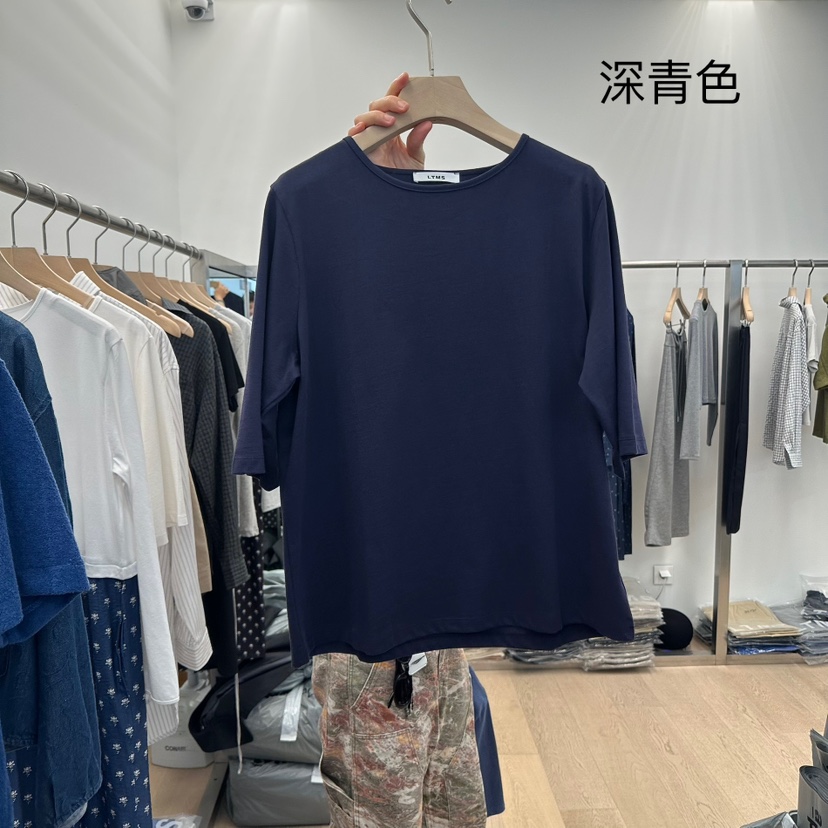 LTMS東大門㊣代購女裝新品人氣熱賣推薦25秋冬職業時尚休閑T恤LTMST恤圖色3