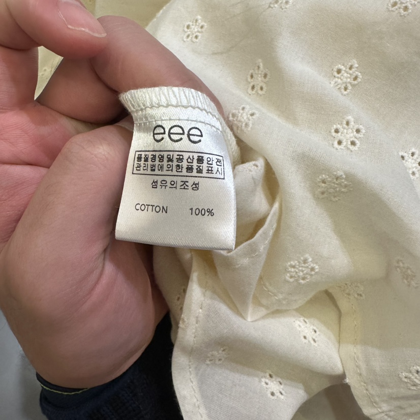 E/E/E韓國代購㊣女士新品真品休閑時尚推薦職業襯衫蕾絲衫E/E/E襯衫/蕾絲衫