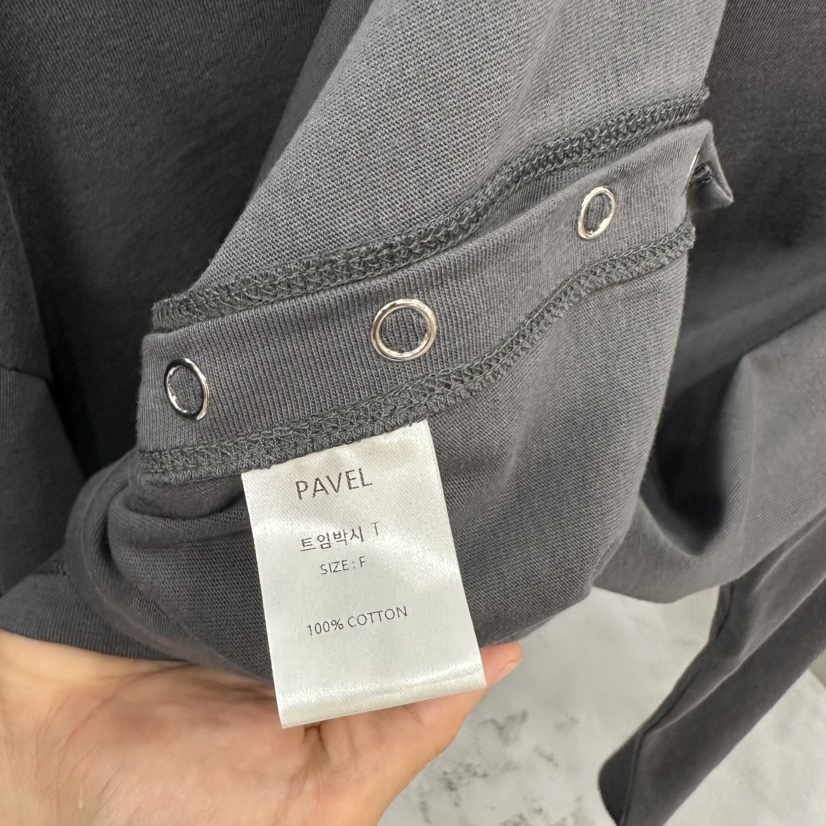 PAVEL韓國直郵㊣女裝新品職業推薦熱賣時尚人氣休閑長袖T恤PAVEL長袖T恤