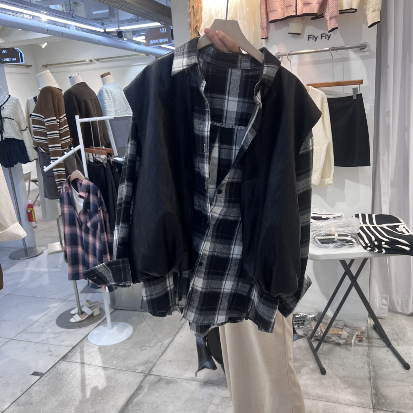FLY FLY東大門㊣代購女裝新品人氣熱賣推薦馬甲不含內搭綁帶FLY FLY馬甲圖色2