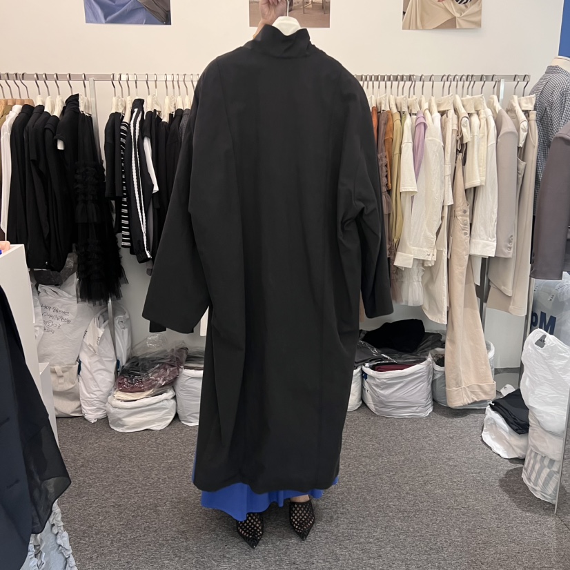 SALONDEMAG東大門㊣直郵女裝新款人氣休閑職業時尚長款風衣SALONDEMAG長款風衣
