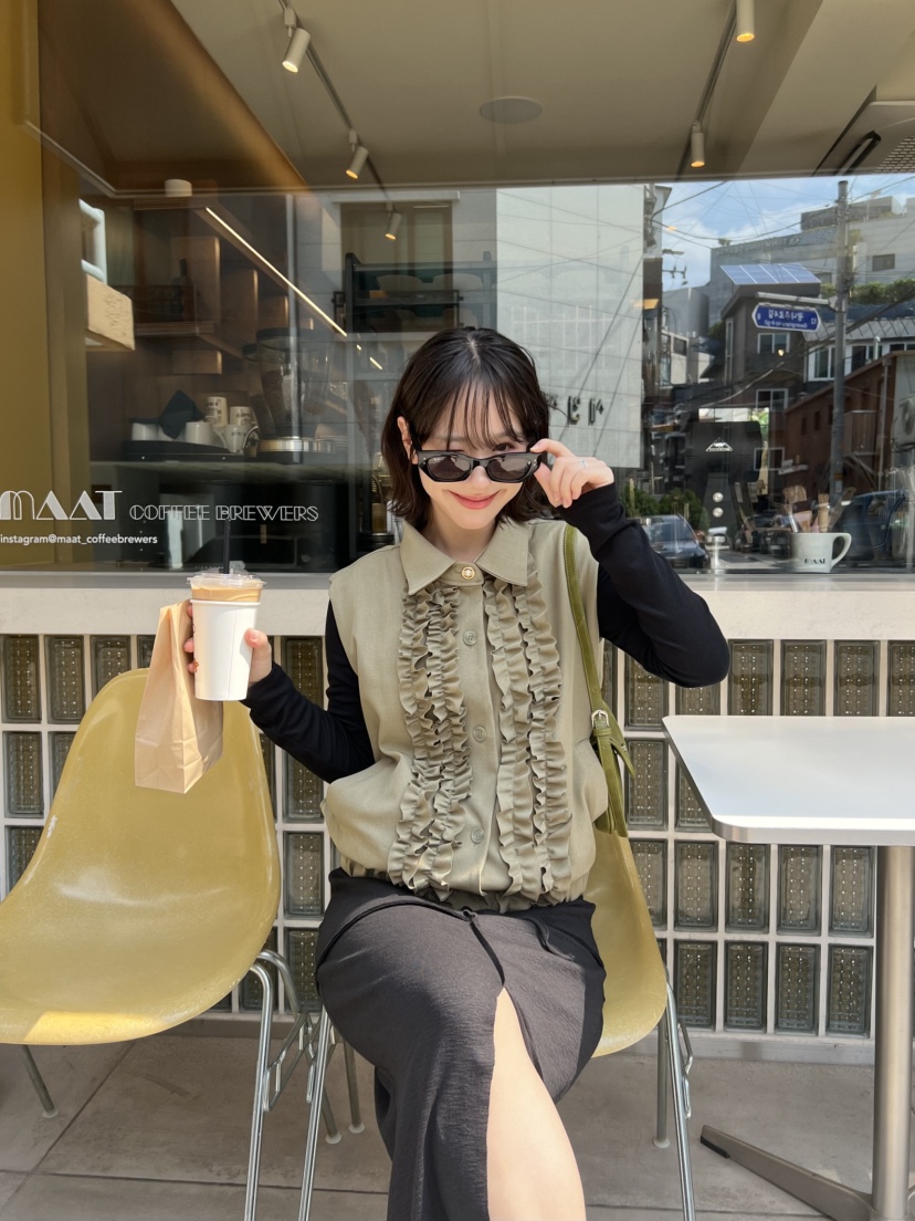 BOLD東大門㊣實拍女裝新品推薦熱賣人氣25秋冬真品職業馬甲BOLD馬甲
