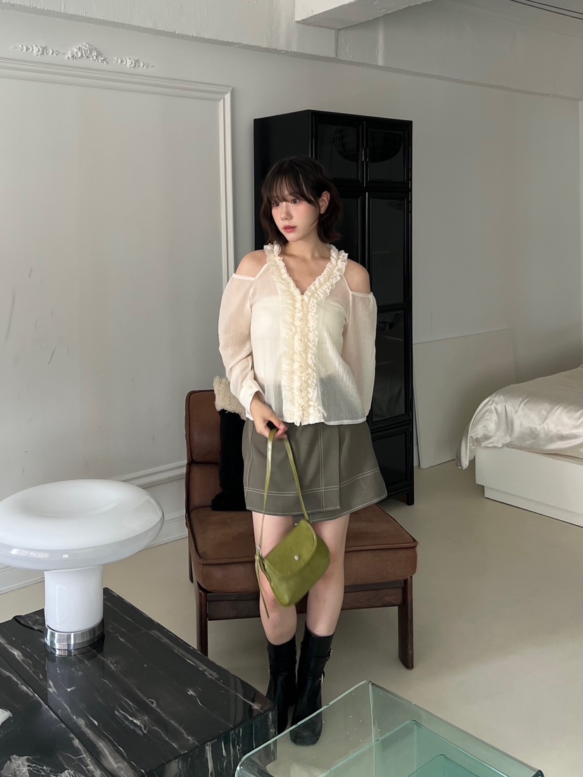BOLD韓國代購㊣女士新款25秋冬真品推薦時尚休閑職業吊帶背心BOLD吊帶/背心