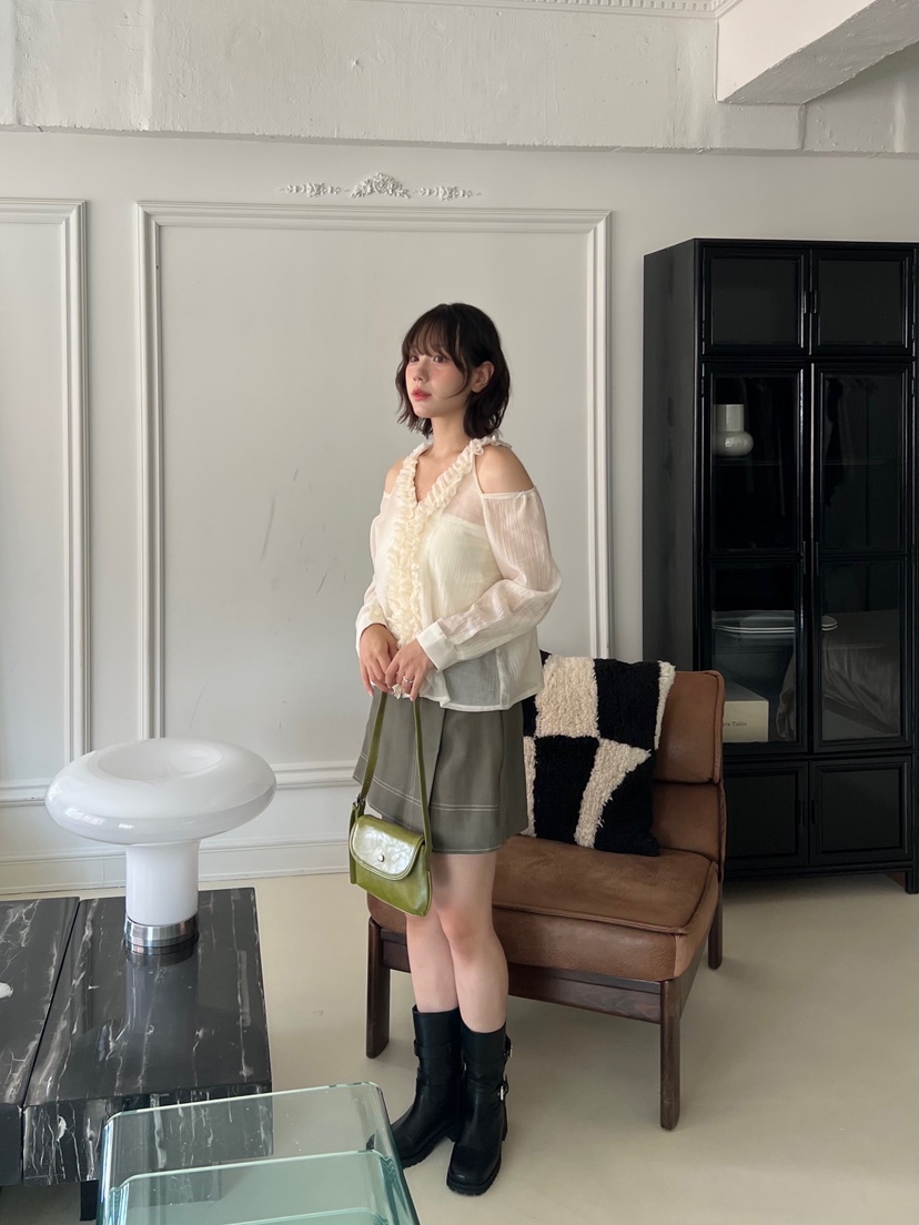 BOLD韓國代購㊣女士新款25秋冬真品推薦時尚休閑職業吊帶背心BOLD吊帶/背心