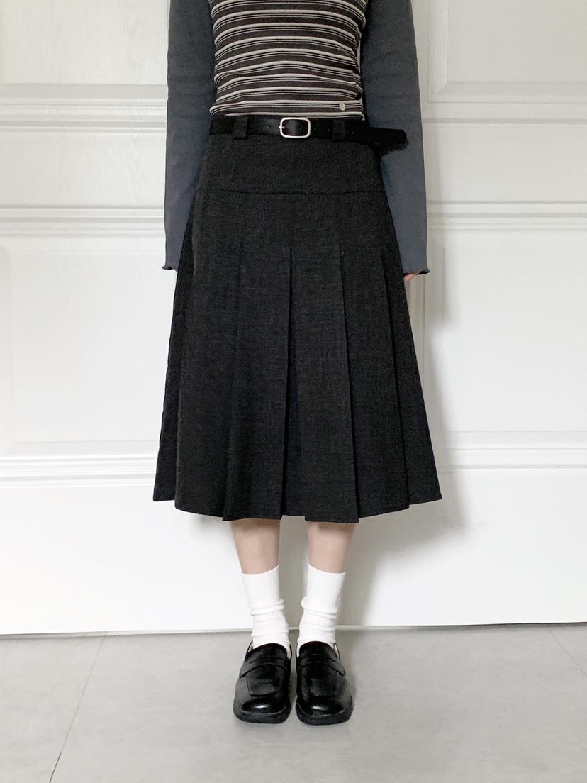 RE:OPENING東大門㊣實拍女士新款推薦半身裙中短裙不含腰帶RE:OPENING半身裙/中短裙