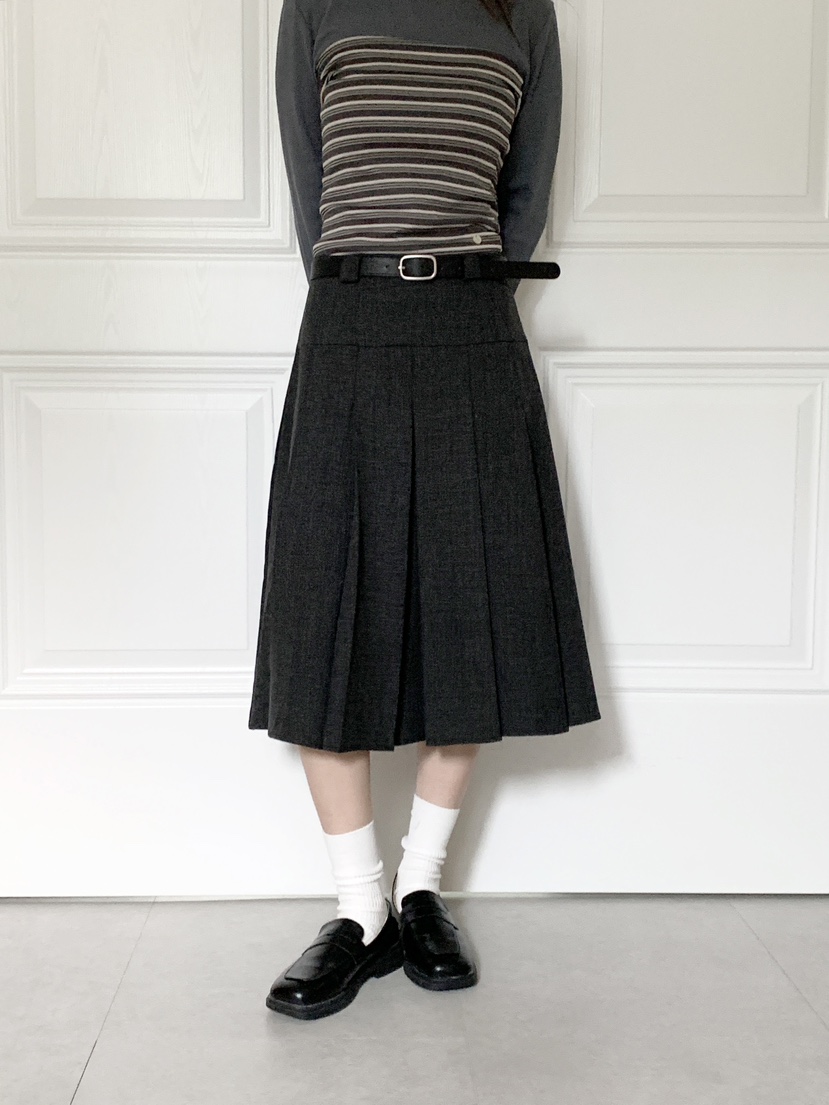 RE:OPENING東大門㊣實拍女士新款推薦半身裙中短裙不含腰帶RE:OPENING半身裙/中短裙