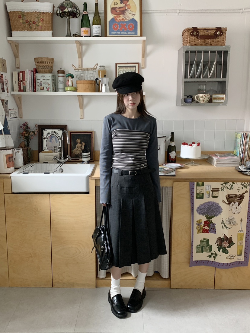 RE:OPENING東大門㊣實拍女士新款推薦半身裙中短裙不含腰帶RE:OPENING半身裙/中短裙