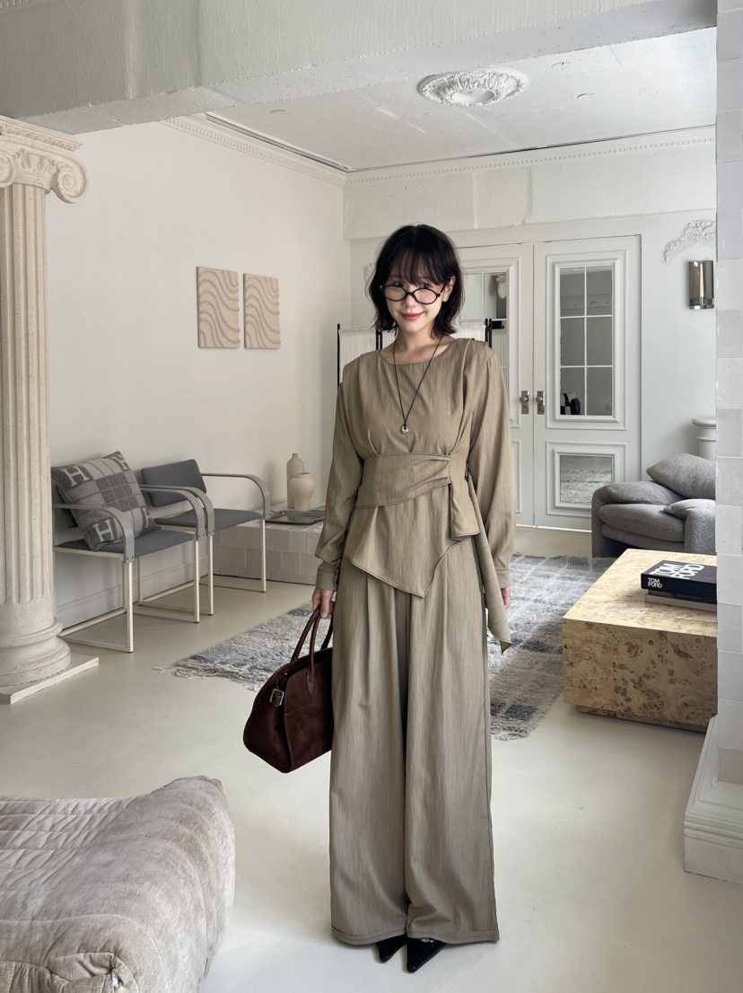 BOLD韓國直郵㊣女士新品熱賣推薦25秋冬真品人氣休閑休閑褲BOLD休閑褲