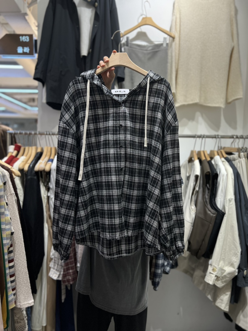 OLA東大門㊣代購女裝新品25秋冬人氣真品熱賣休閑襯衫蕾絲衫mellor/OLA襯衫/蕾絲衫圖色3