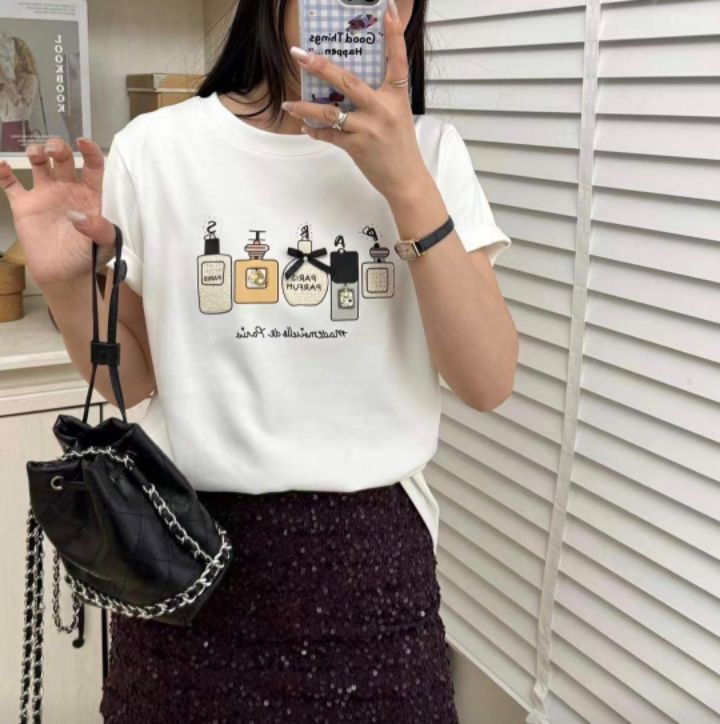 RICO東大門㊣直郵女裝新品25秋冬職業人氣真品推薦時尚休閑T恤bling bling/RICOT恤