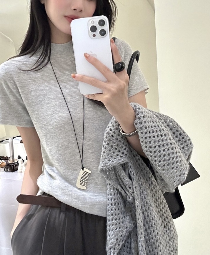 OLA東大門㊣實拍女裝新品職業25秋冬時尚推薦休閑真品針織衫mellor/OLA針織衫