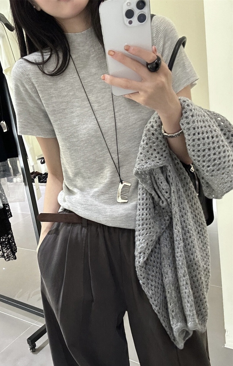 OLA東大門㊣實拍女裝新品職業25秋冬時尚推薦休閑真品針織衫mellor/OLA針織衫