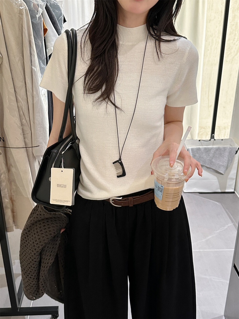 OLA東大門㊣實拍女裝新品職業25秋冬時尚推薦休閑真品針織衫mellor/OLA針織衫