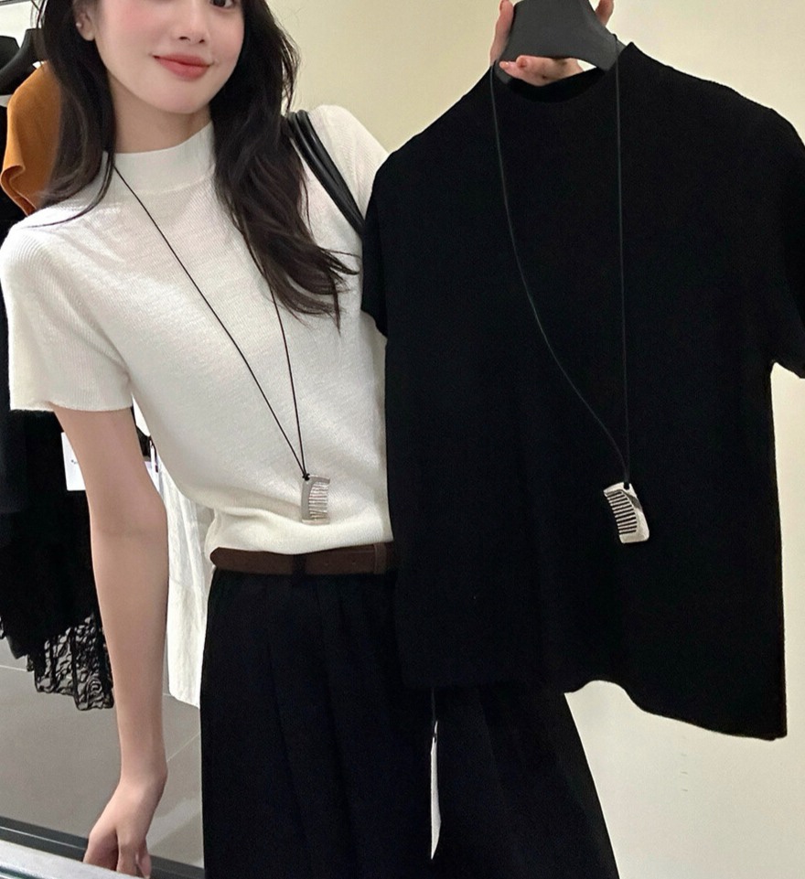 OLA東大門㊣實拍女裝新品職業25秋冬時尚推薦休閑真品針織衫mellor/OLA針織衫