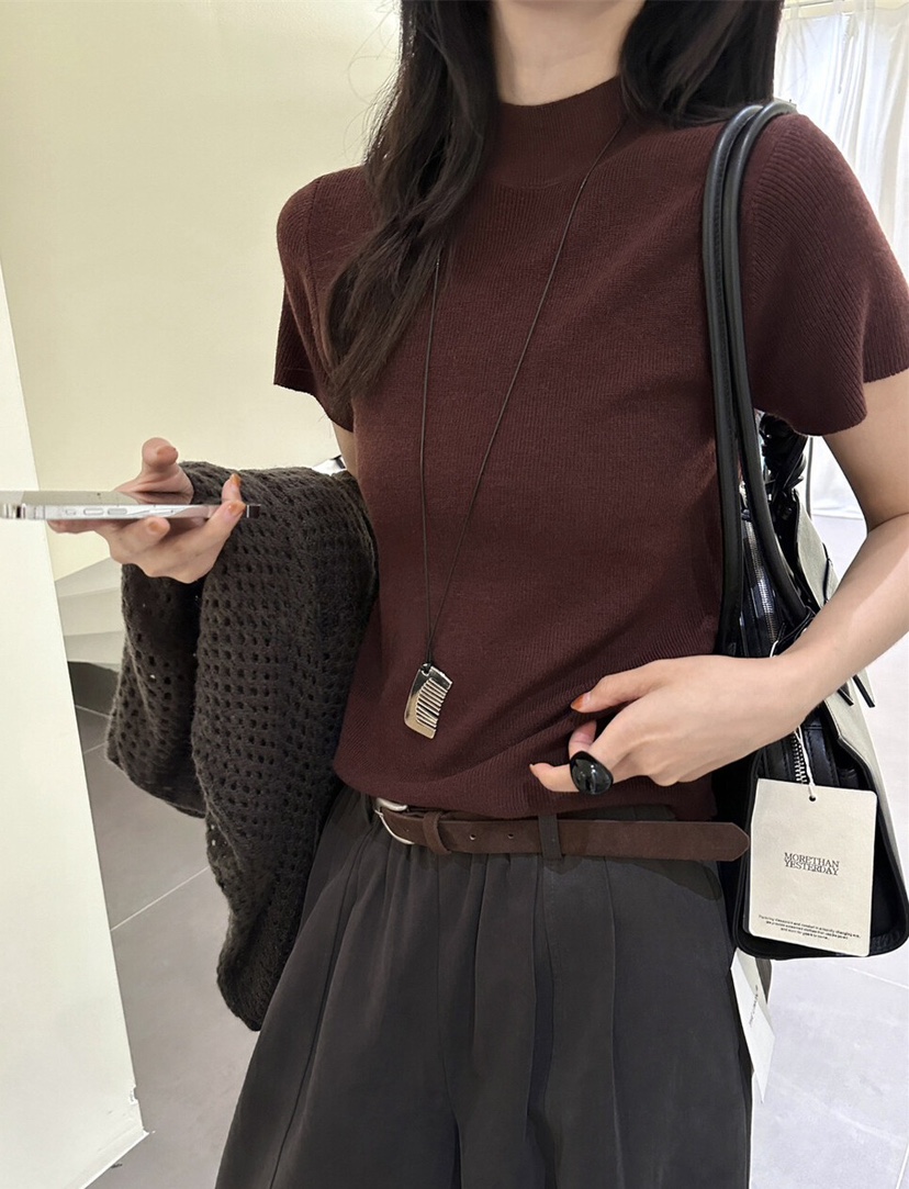 OLA東大門㊣實拍女裝新品職業25秋冬時尚推薦休閑真品針織衫mellor/OLA針織衫