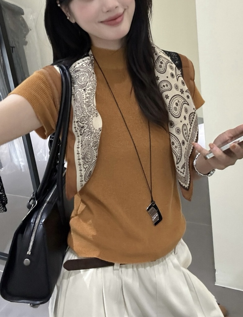 OLA東大門㊣實拍女裝新品職業25秋冬時尚推薦休閑真品針織衫mellor/OLA針織衫