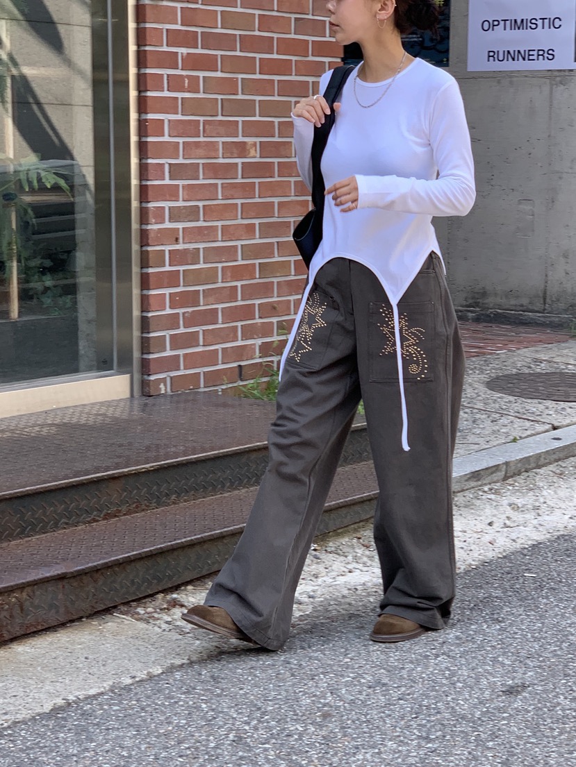 SUNDER MARKET東大門㊣代購女裝新款熱賣推薦休閑褲不含腰帶SUNDER MARKET休閑褲