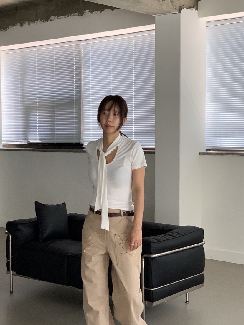 SUNDER MARKET東大門㊣代購女裝新款熱賣推薦休閑褲不含腰帶SUNDER MARKET休閑褲
