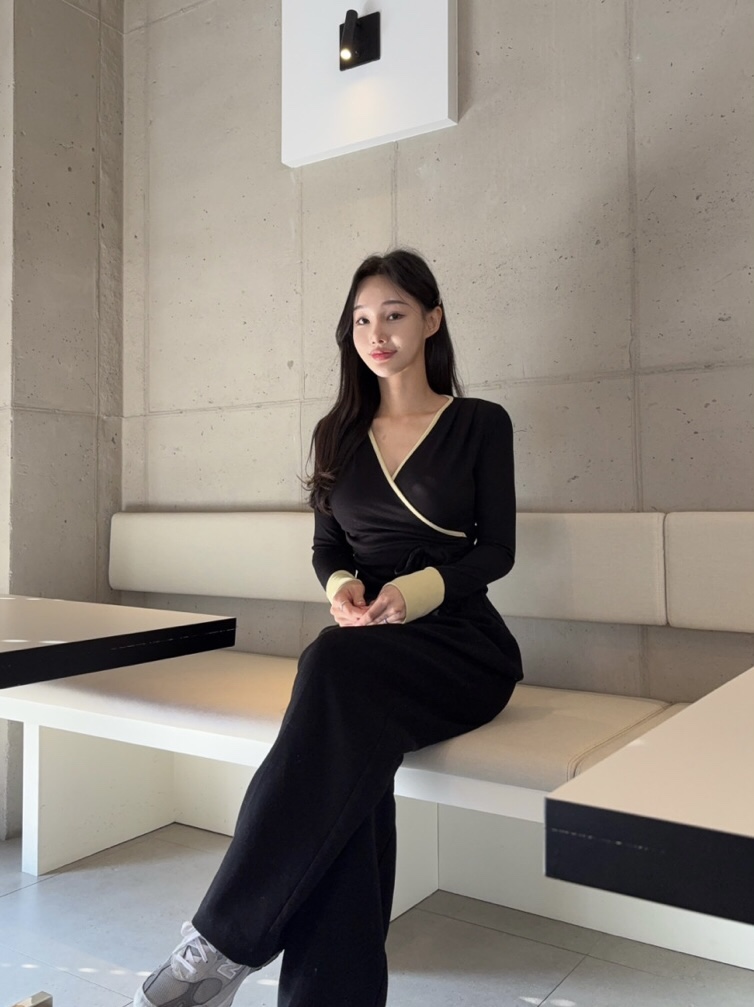 KC MARKET東大門㊣直郵女士新品真品時尚25秋冬職業長袖T恤KC MARKET長袖T恤