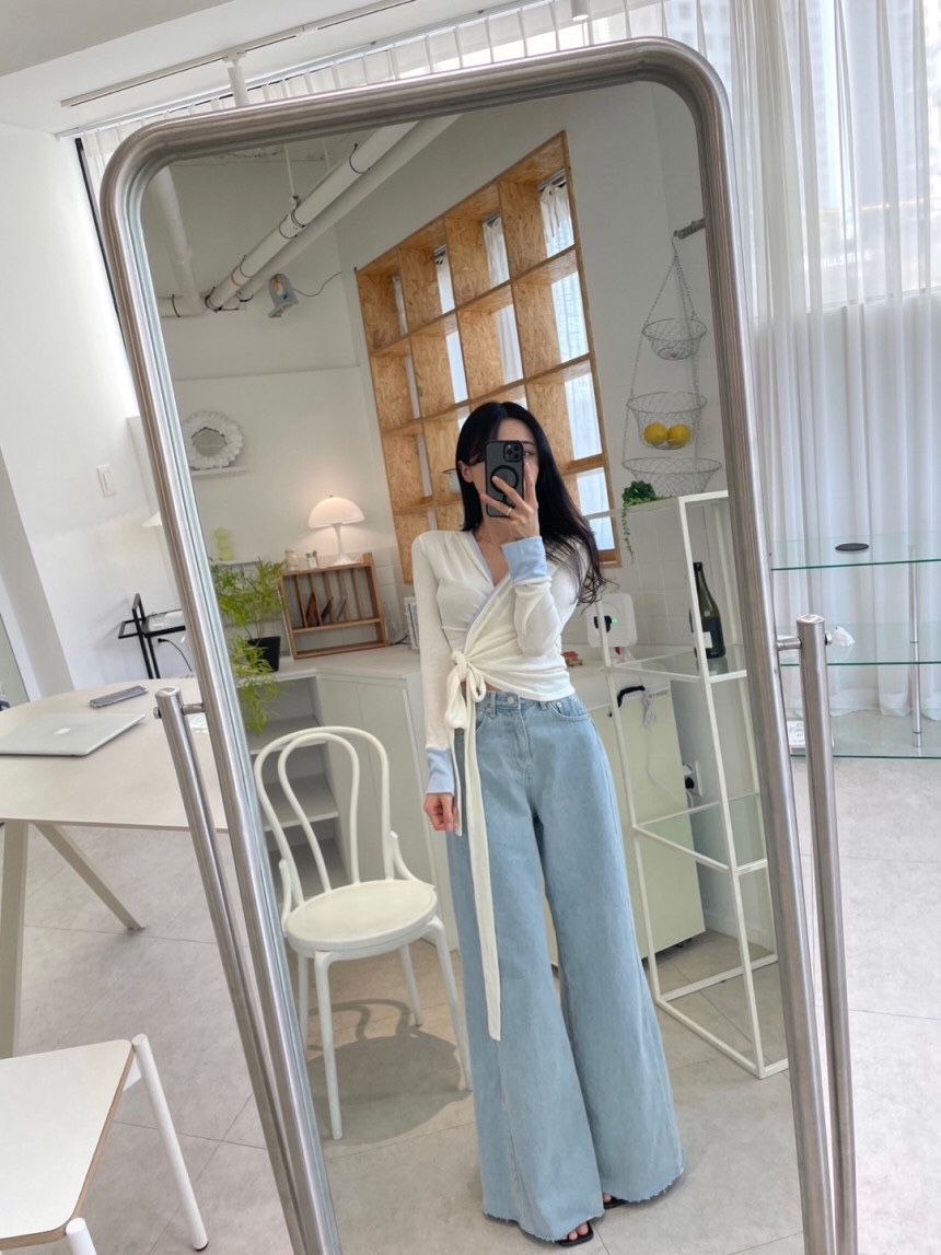 KC MARKET東大門㊣直郵女士新品真品時尚25秋冬職業長袖T恤KC MARKET長袖T恤
