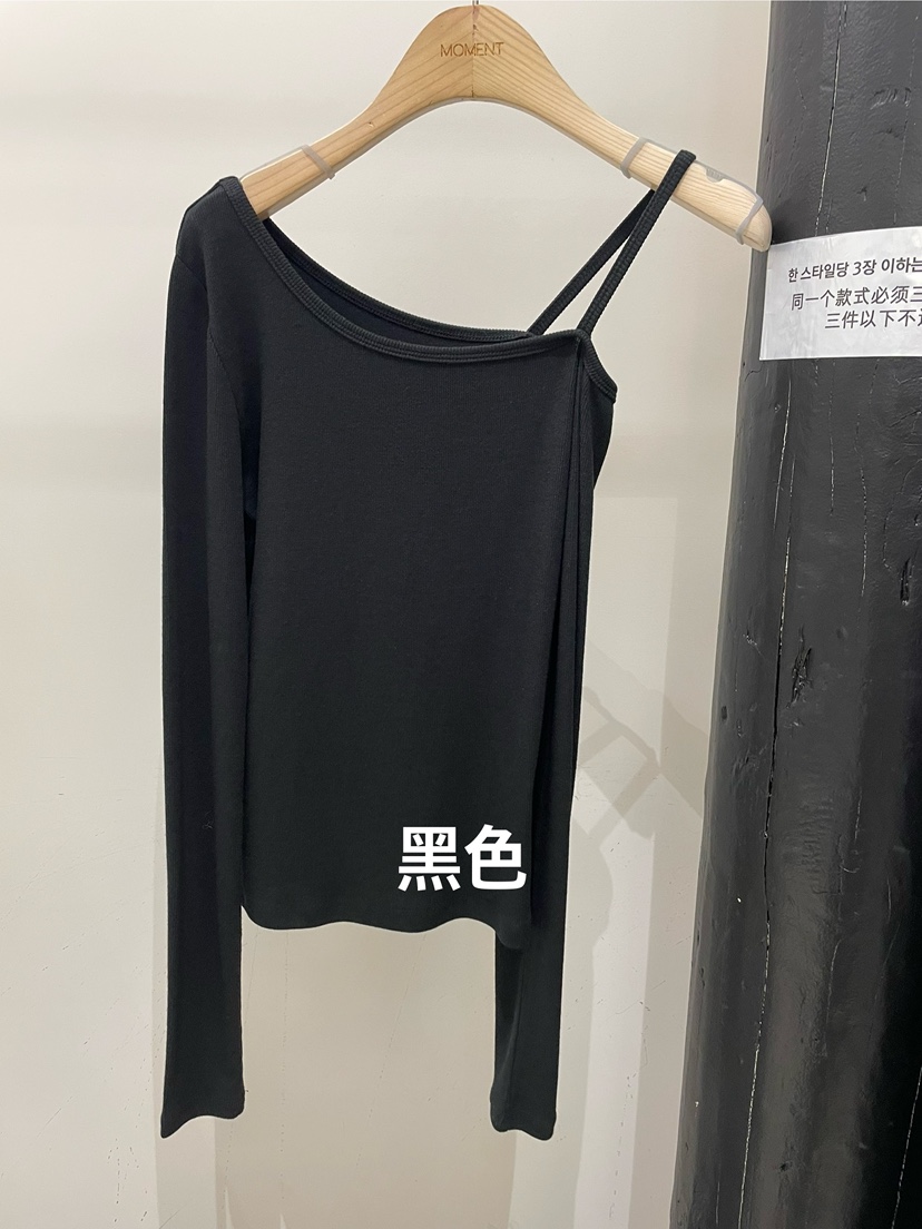 MOMENT東大門㊣直郵女裝新款休閑真品熱賣推薦職業人氣長袖T恤MOMENT/RECOVER長袖T恤圖色4
