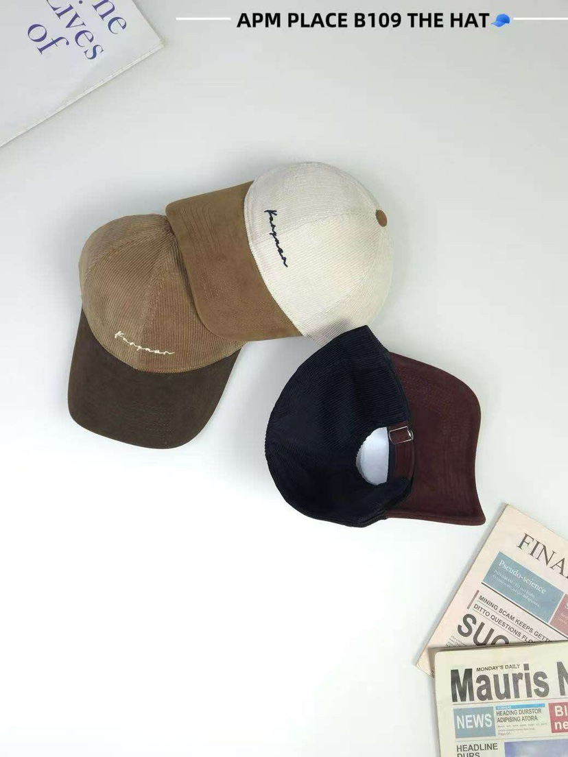 THE HAT-P東大門㊣代購女士新品熱賣人氣推薦職業帽子燈心絨THE HAT帽子