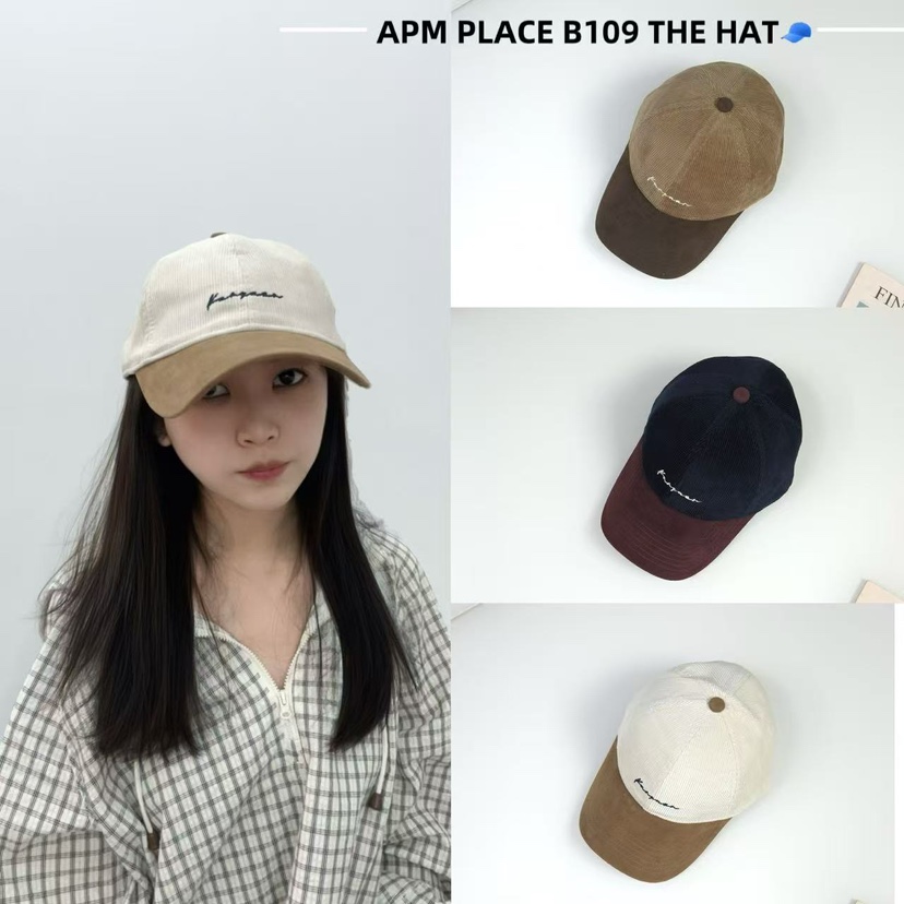THE HAT-P東大門㊣代購女士新品熱賣人氣推薦職業帽子燈心絨THE HAT帽子