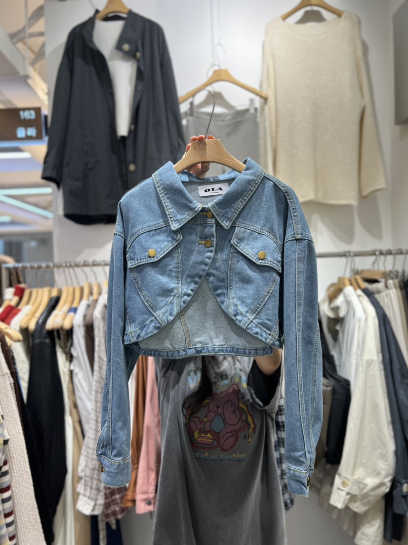OLA韓國代購㊣女士新品人氣職業時尚推薦熱賣真品25秋冬夾克mellor/OLA夾克圖色2