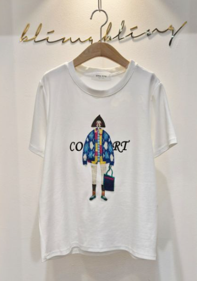 RICO韓國代購㊣女士新品時尚推薦熱賣真品休閑人氣25秋冬T恤bling bling/RICOT恤